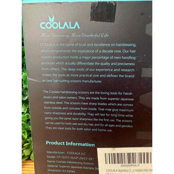 New Coolala Hairdressing Scissors Great For Adults Kids or Babies Gift - Picture 6 of 7